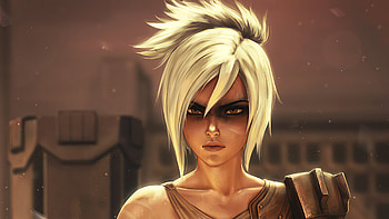 Riven Lol Art , riven-league-of-legends, league-of-legends, games, artist, artwork, digital-art, artstation HD wallpaper