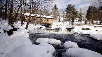 New Hampshire, Travels, Winter wonderland, Snowy landscapes HD wallpaper