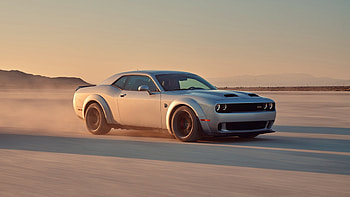 Off-road, muscle car, Dodge Challenger SRT HD wallpaper