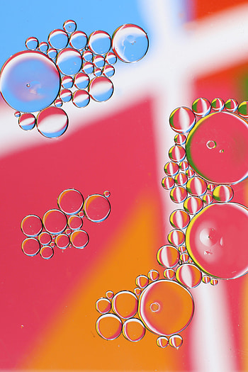 Bubbles, Transparent, Macro, Liquid, Oil, Butter HD phone wallpaper