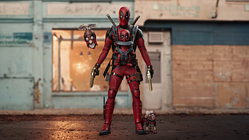 Double Trouble Deadpool And Babypool, deadpool, superheroes, artwork, digital-art HD wallpaper