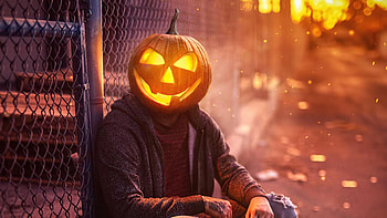 Halloween Boy , halloween, mask, artist, artwork, digital-art HD wallpaper