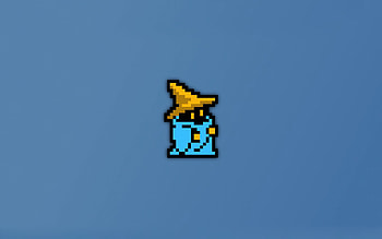 Black Mage Final Fantasy, black-mage, final-fantasy, games, minimalism, minimalist, artist, artwork, digital-art, video-games HD wallpaper