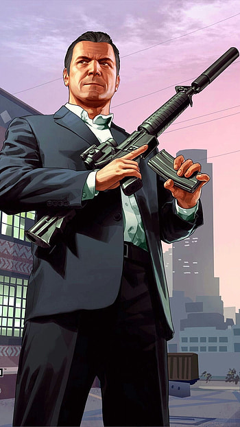 GTA 5, Michael HD phone wallpaper