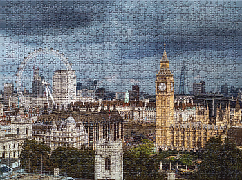 A 1000 piece jigsaw puzzle: Palace of Westminster from the dome on Methodist Central Hall, Palace Of Westminster, man made, puzzle HD wallpaper