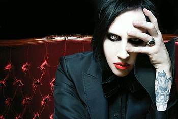 Marilyn Manson iconic , Heavy music influence, Shocking visuals, Gothic aesthetic HD wallpaper