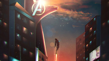 Iron Man Stark Tower , iron-man, superheroes, artist, artwork, digital-art, artstation HD wallpaper