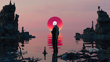 The Legend, outrun, artist, artwork, digital-art HD wallpaper