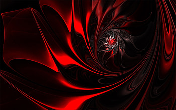 Dark Red Fractal, swirl, fractal, abstract, dark red HD wallpaper