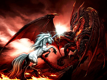 Unicorns HD wallpaper