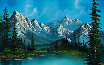 Nature's Grandeur Painting, BEAUTY, NATURE, WONDER, SCENIC HD wallpaper