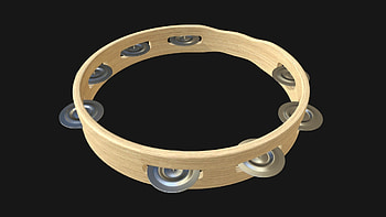 Francesco Milanese, Open tambourine, 3D model HD wallpaper