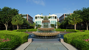 Charleston(South Carolina), Pineapple fountain for HD wallpaper