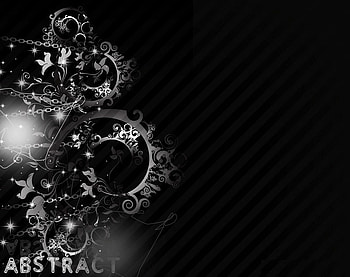 Abstract, white, black, sparkle, chains HD wallpaper