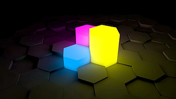 Honeycomb, Glow in the Dark HD wallpaper