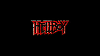 Hellboy Logo , hellboy, superheroes, movies, logo, dark, black HD wallpaper