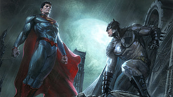 Superman And Batman Dc Comics Superheroes Artwork, superman, batman, comics, superheroes, artwork, artist, digital-art HD wallpaper