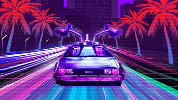 Retro Lux Cars Retrowave , retrowave, cars, artist, artwork, digital-art HD wallpaper
