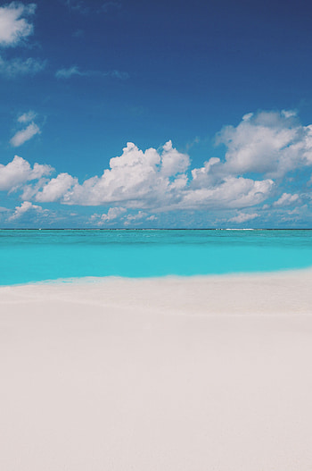 Nature, Water, Horizon, Coast, Ocean, Maldives HD phone wallpaper