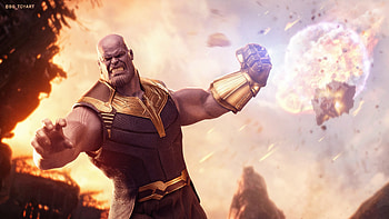 Thanos Avengers Infinity War , thanos, superheroes, artwork, digital-art HD wallpaper