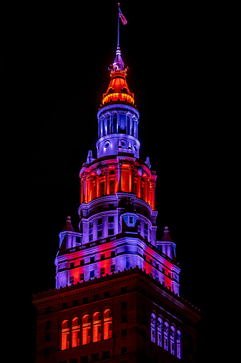 Cities, Night, Architecture, Building, Backlight, Illumination, Facade HD phone wallpaper