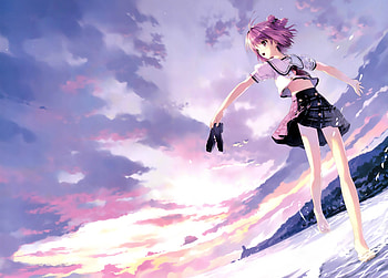 Hinata Yuuhi Anime Girl , anime-girl, anime, artist, artwork, digital-art HD wallpaper