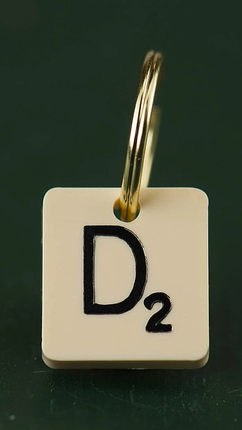 D Name, Square Keychain HD phone wallpaper
