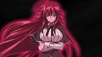 Rias Gremory, dxd, school, high, anime HD wallpaper