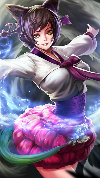 Ahri (League Of Legends), video game, League Of Legends HD phone wallpaper