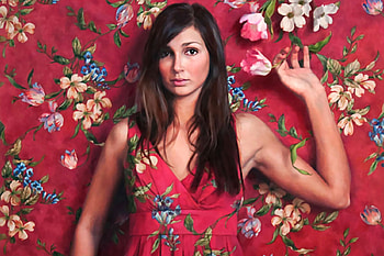 Wallflower, painted portraits, art, beautiful, people, illustration, artwork, wide screen, painting, portrait HD wallpaper