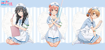 Anime - Oregairu, My Teen Romantic Comedy SNAFU, Yukino Yukinoshita, Iroha Isshiki, Yui Yuigahama, Anime HD wallpaper