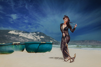 Summer Beach, Beach, women, Bikini, Summer HD wallpaper