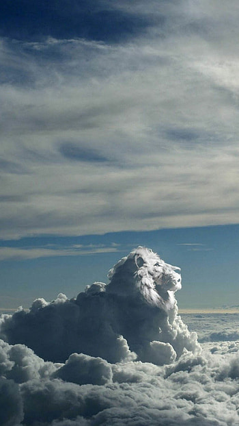 Clouds, White fluffy clouds, Serene atmosphere, Sky aesthetics HD phone wallpaper