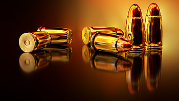 Bullet Cartridges, cartridge, pistol, weapon, buller, ammo, gold HD wallpaper