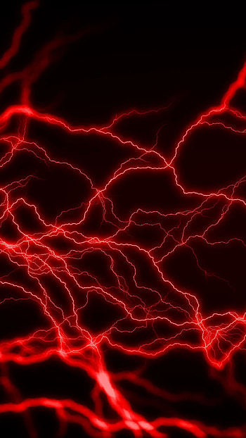 Red Light, Red Lightning HD phone wallpaper