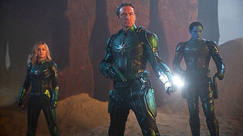 Jude Law, New Captain Marvel promo, Jude Law's Kree character, Exciting sneak peek HD wallpaper