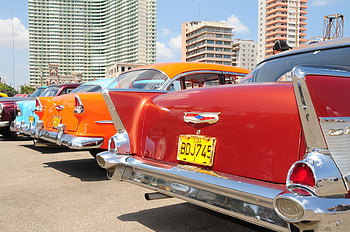 classic, old, cuban, vintage HD wallpaper