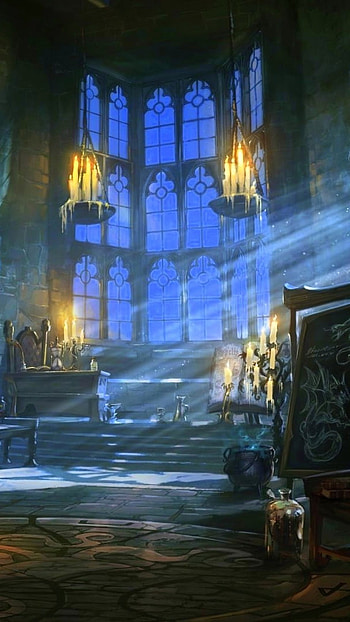 Dark Academia, Library Concept Art HD phone wallpaper