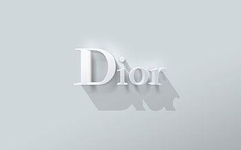 Dior logo, White background, Graphic design, Minimalist aesthetic HD wallpaper