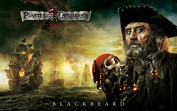 Blackbeard, Pirates of the Caribbean HD wallpaper
