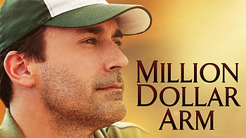 Million Dollar Arm, Streaming on Sling TV, Inspiring underdog story, Baseball passion HD wallpaper