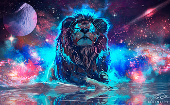 Lion Artistic Colorful, lion, animals, artist, artwork, digital-art HD wallpaper
