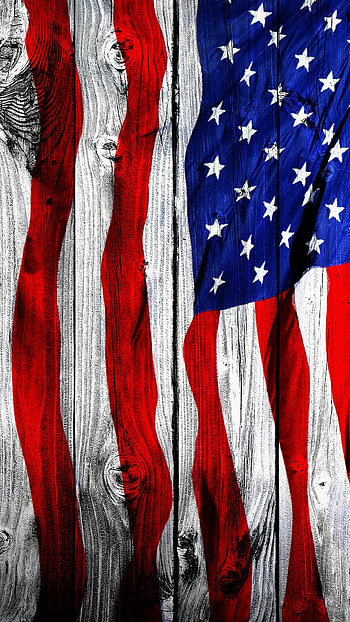 Paint your fence- American flag HD phone wallpaper