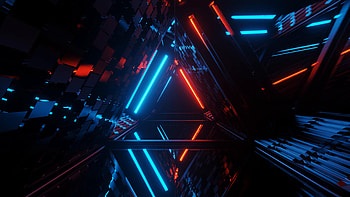 Triangular, Geometric Abstract HD wallpaper