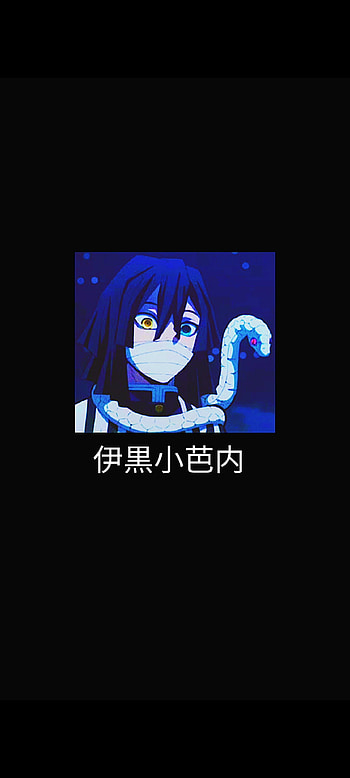 Obanai iguro, kaburamaru, hashira, anime HD phone wallpaper