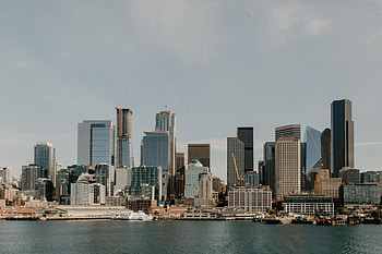 Cities, Sea, Architecture, Building, Skyscrapers HD wallpaper