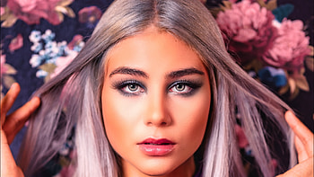 PrettyLady, eyes, lady, model, pretty HD wallpaper
