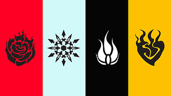 FAN ARTI made a minimalist RWBY emblem ! HD wallpaper