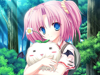 Anime, Pink, Girl, Being, Creature, Hair HD wallpaper