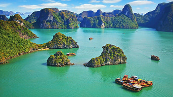 Halong Bay, Vietnam's charm, Alluring landscapes, que views HD wallpaper
